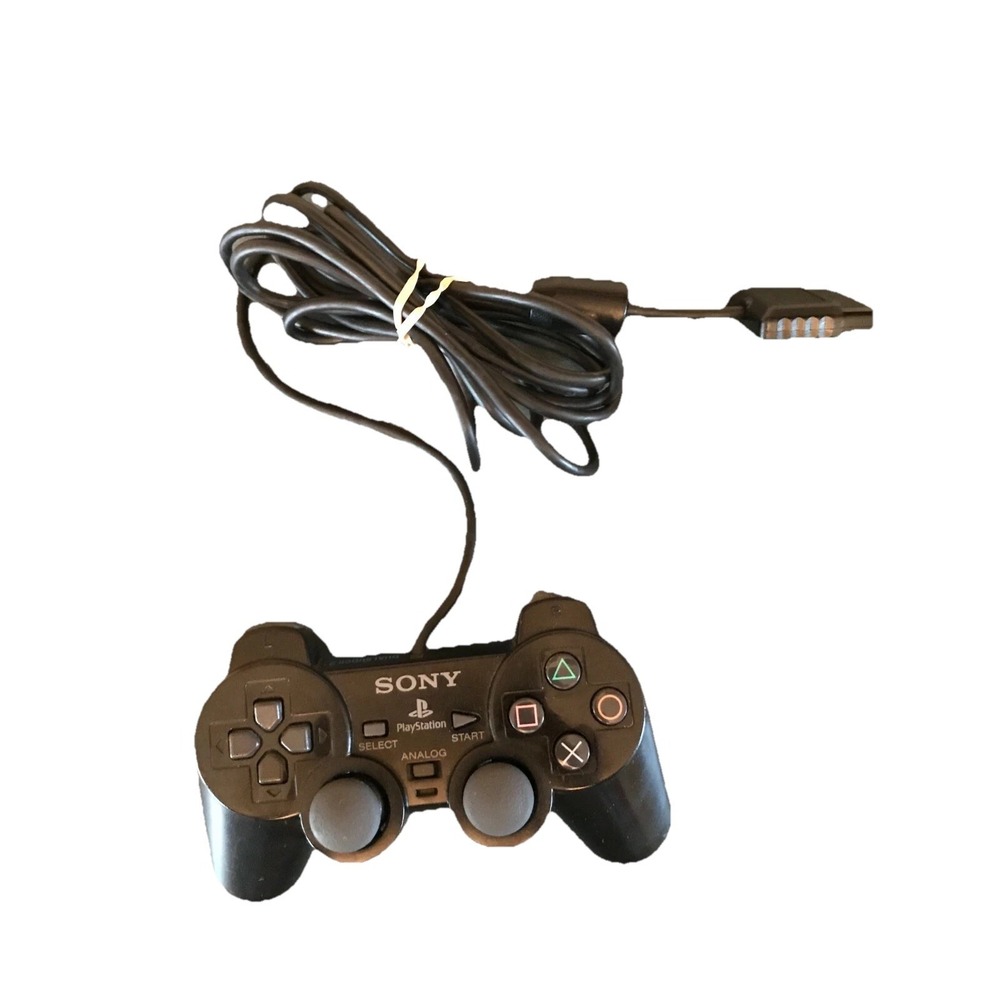 Sony Playstation 2 Black Dual Shock Analog Controller SCPH-10010
